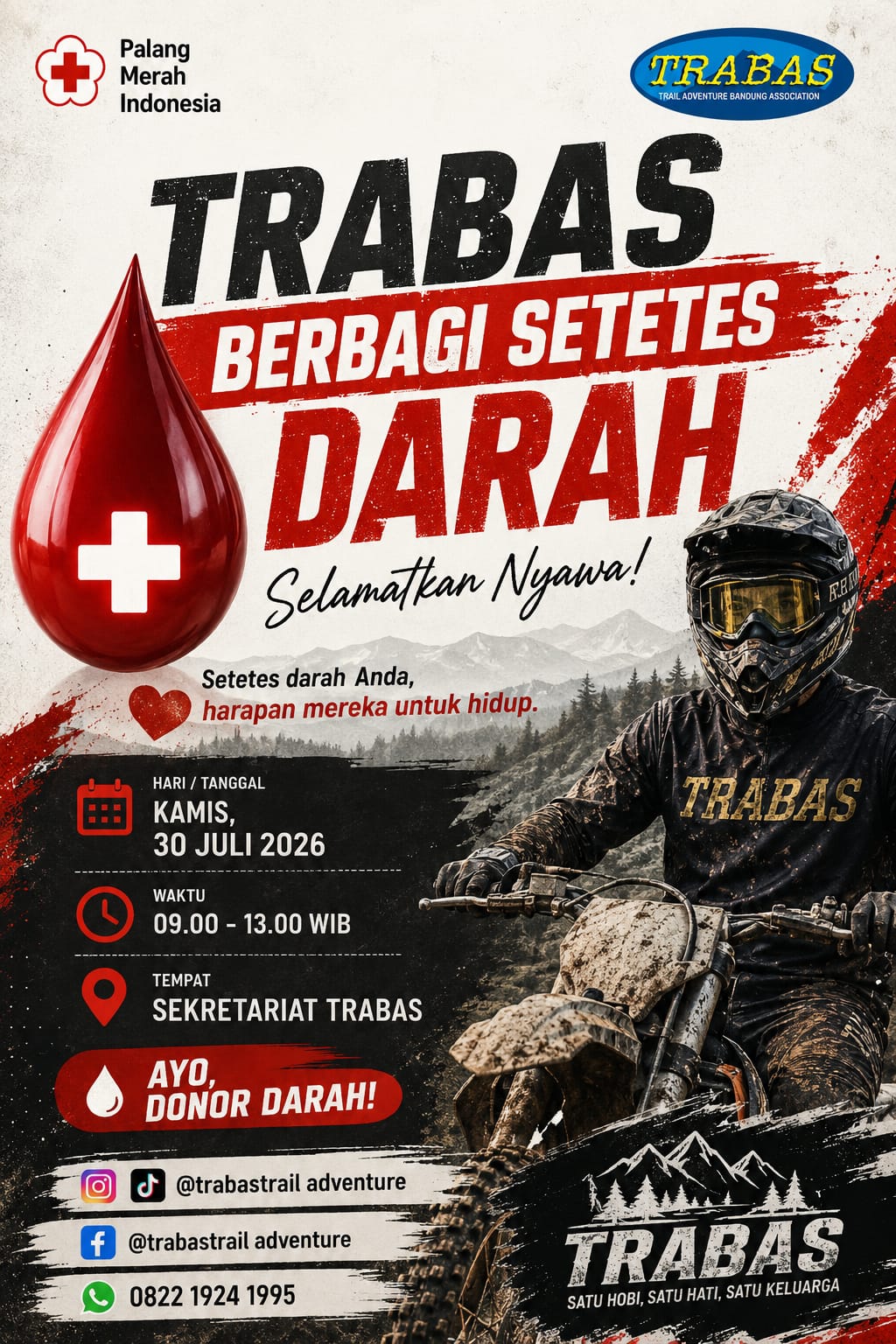 AYO BERBAGI, SETETES DARAH UNTUK KEHIDUPAN !